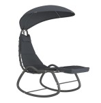 Szara-huśtawka-ogrodowa-z-daszkiem-bujak