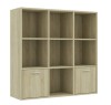 Półka-na-książki-z-przegródkami-sonoma