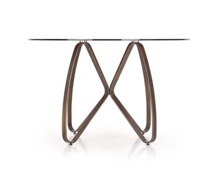 Designerski-stelaż-w-kolorze-starego-złota-i-miedzi