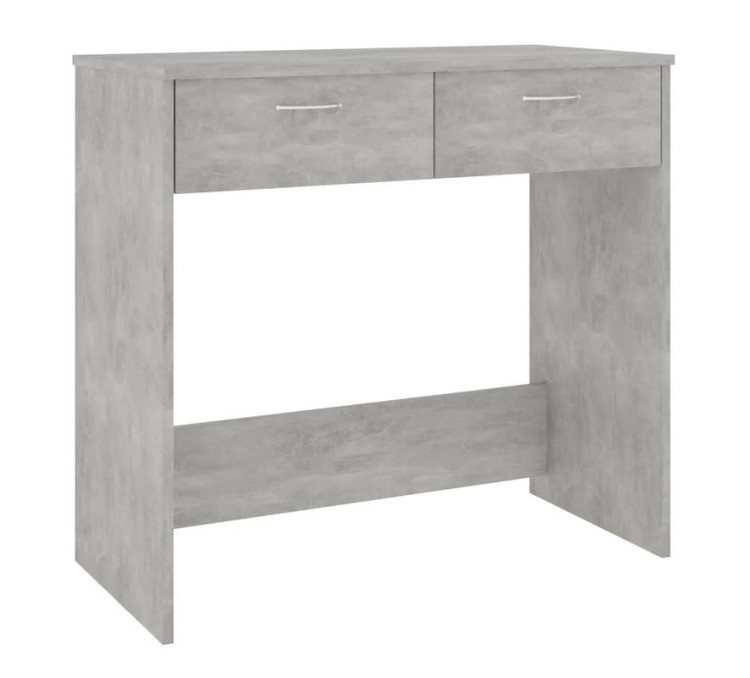 Kompaktowe-biurko-dla-ucznia-szarość-betonu