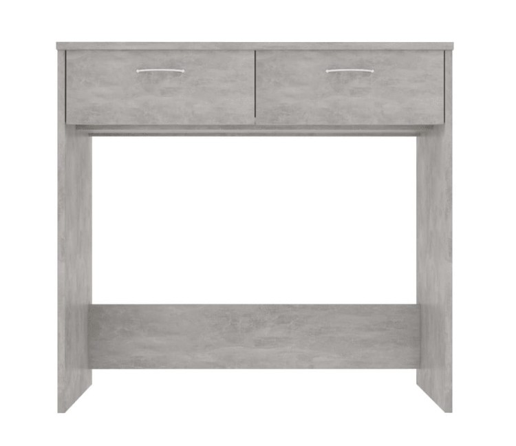 Proste-biurko-z-szufladami-szary-beton