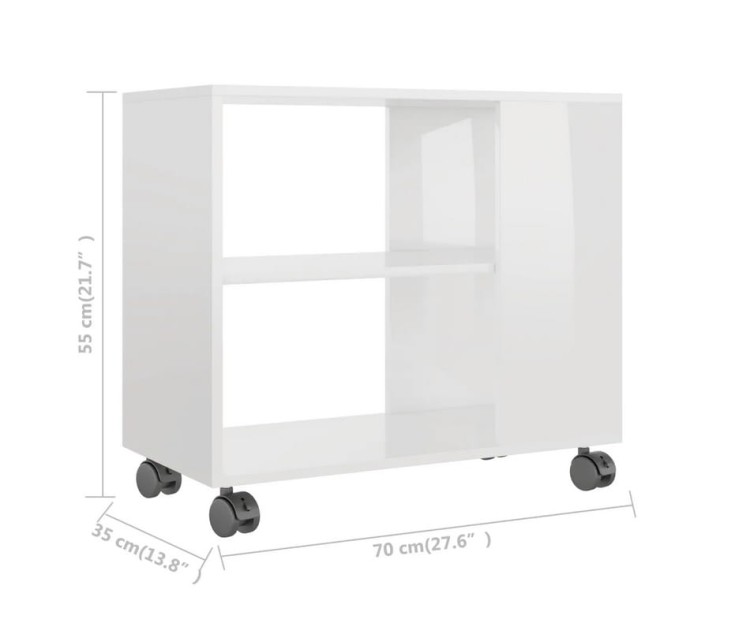 Wymiary-białej-szafki-na-kółkach-w-połysku