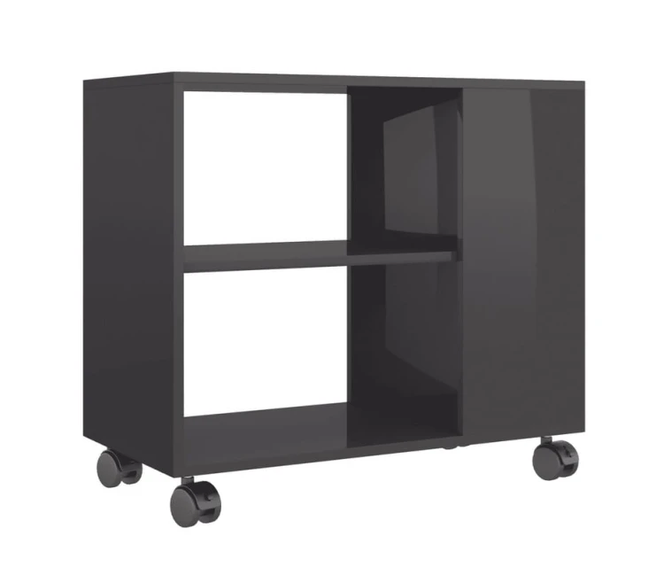 Mobilny-stolik-boczny-w-szarym-połysku