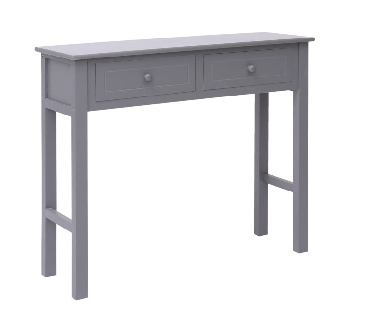 Szara-drewniana-konsola-z-szufladami