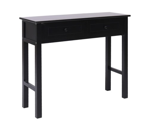 Czarna-konsola-z-szufladami