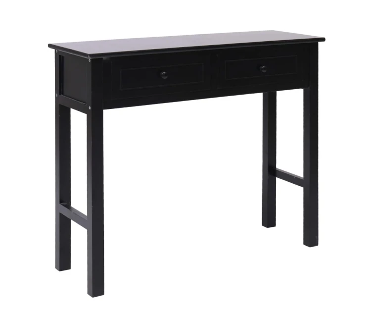Czarna-konsola-z-szufladami