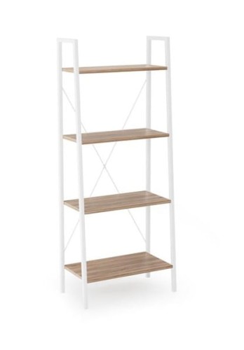 Biały-regał-z-półkami-sonoma-industrial