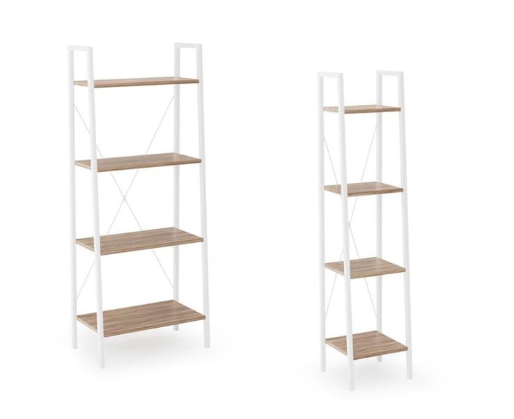 Regały-z-serii-Forest-z-białym-stelażem