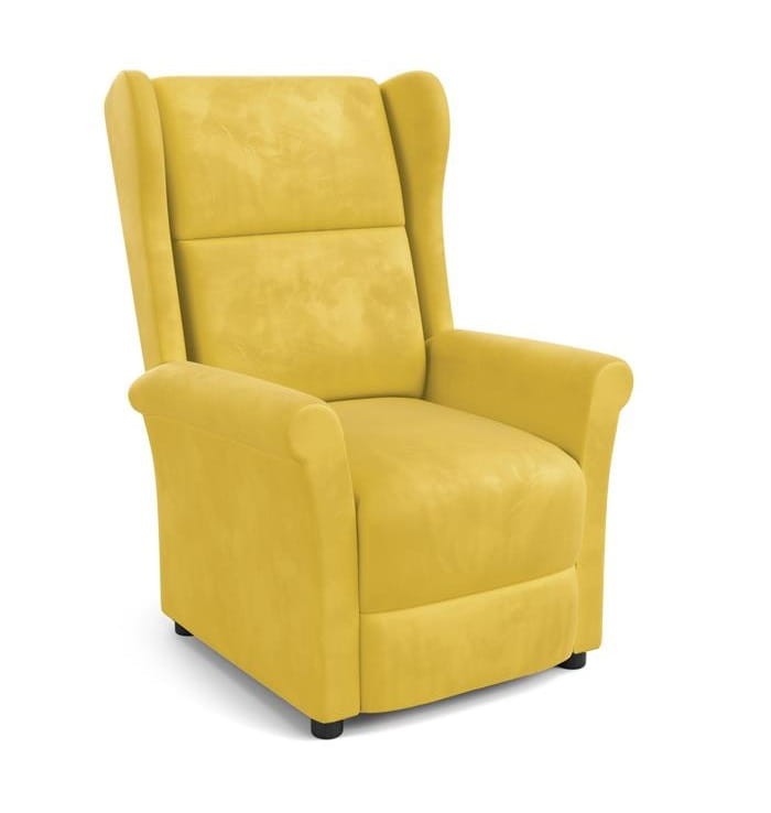 Rozkładany-fotel-wypoczynkowy-żółty