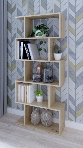 Regał-na-plyty-dąb-artisan