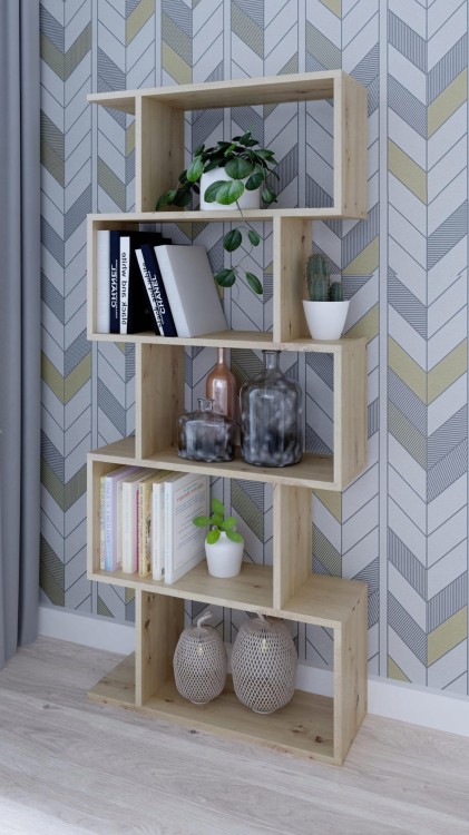 Regał-na-plyty-dąb-artisan