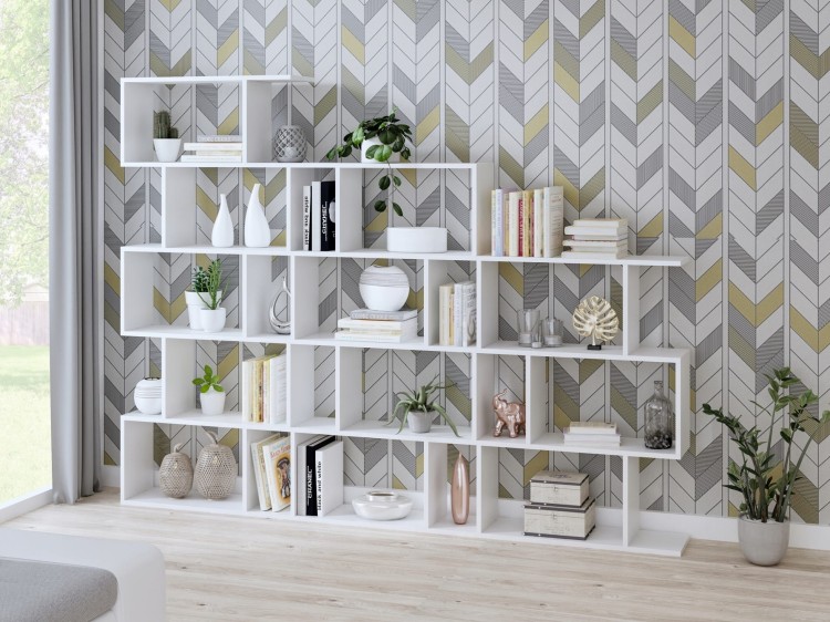 Regał-na-książki-biały-3szt