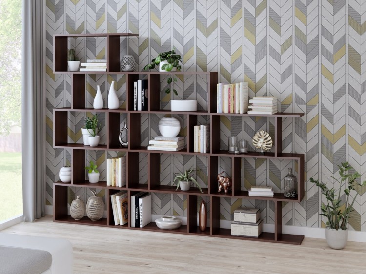 Modułowe-regały-wenge