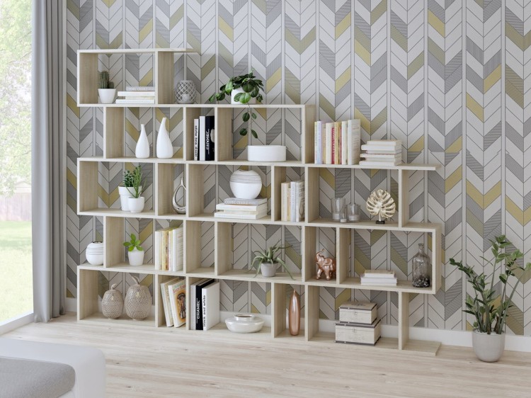 Regały-modułowe-dąb-sonoma