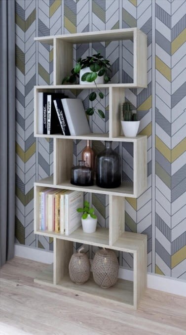 Modułowy-regał-dąb-sonoma