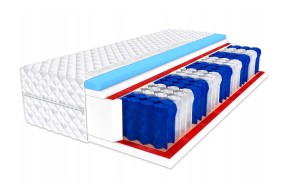 Gruby materac 90x200 ze sprężynami