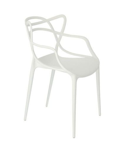 Białe krzesło do jadalni, ogrodu.jpg