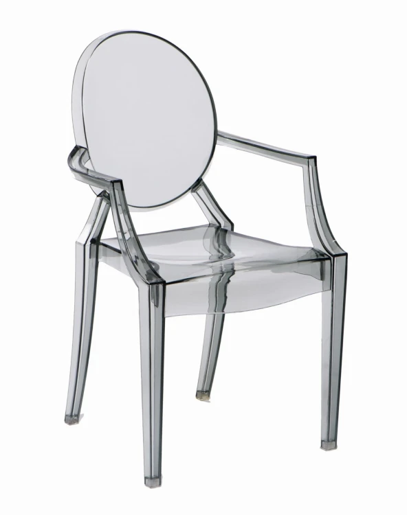 Szare-przezroczyste-krzesło-do-jadalni
