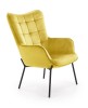 Musztardowy-fotel-wypoczynkowy
