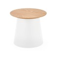Stolik-nocny-biały-z-okrągłym-blatem