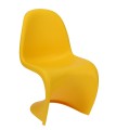 Żółte-krzesło-z-polipropylenu