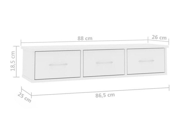 Wymiary-półki-wiszącej-z-szufladami