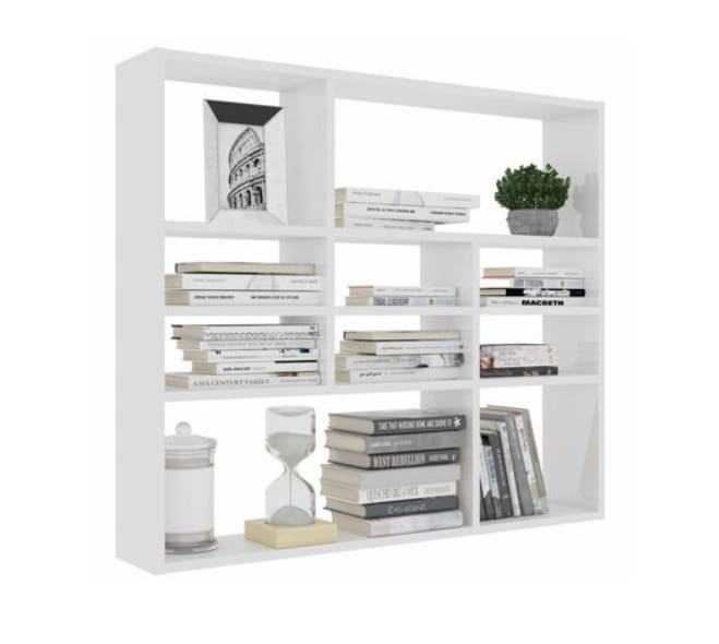 Biała-półka-ścienna-na-książki