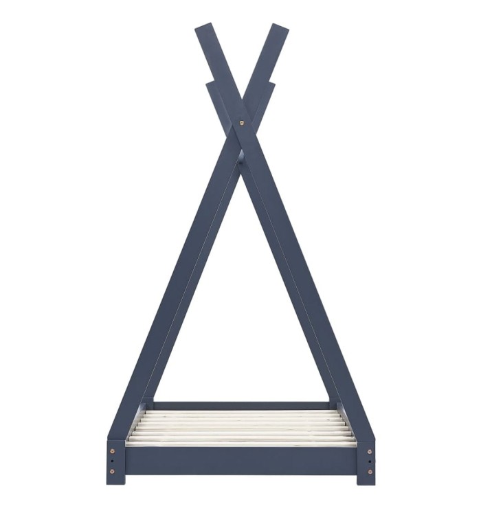 Widok-z-boku-na-szare-łóżko-tipi