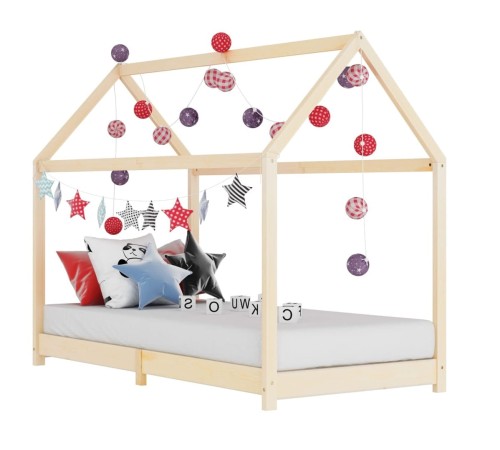 Sosnowe-łóżko-dziecięce