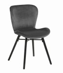 Szare nowoczesne krzesło do jadalni.jpg