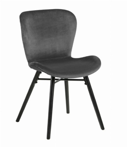 Szare nowoczesne krzesło do jadalni.jpg