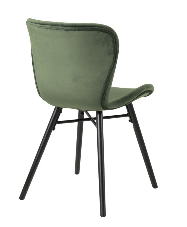 Tył krzesła do jadalni w kolorze zielonym.jpg