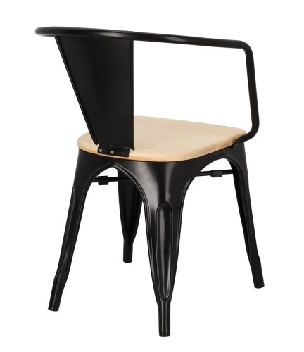 Industrialne krzesło w kolorze czarnym.jpg