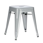 Szary metalowy stołek kuchenny.jpg