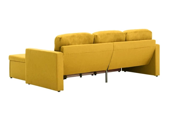 Tył-rozkładanej-kanapy-w-kolorze-żółtym