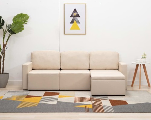 Kremowa-sofa-z-pufem