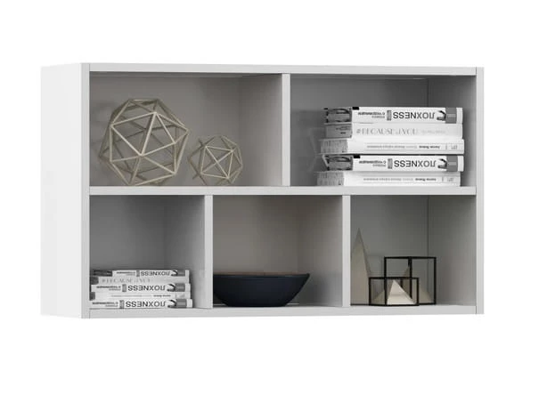 Regał-na-książki-i-drobiazgi-biały