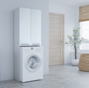 Szafka łazienkowa nad pralkę biel