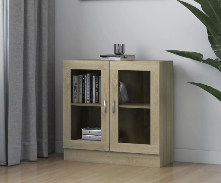 Witryna-stojąca-dąb-sonoma