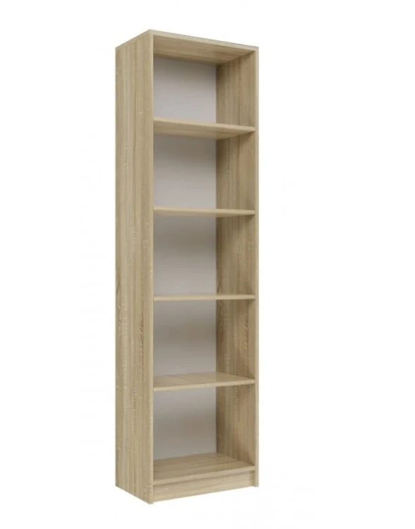 Wąski-regał-na-książki-ręczniki