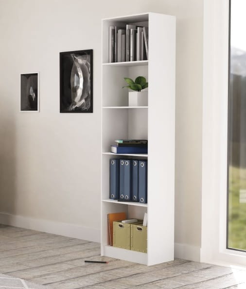 Biały-regał-biurowy-na-dokumenty