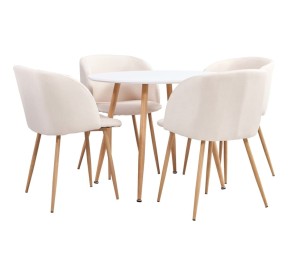 Krzesła kuchenne z okrągłym stołem ⌀90 cm