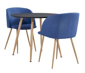 Okrągły stół kuchenny w zestawie z krzesłami