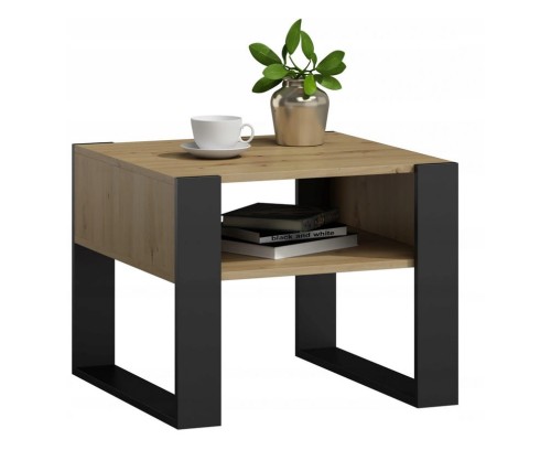 Stolik kawowy loft artisan z czarnym.jpg