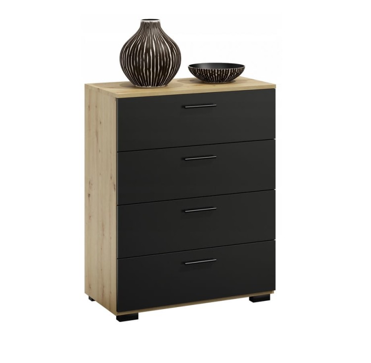 Komoda z szufladami artisan z czarnym.jpg