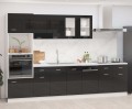 Komplet-szafek-kuchennych-czarny-połysk
