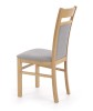 Drewniane-krzesło-z-szarą-tapicerką