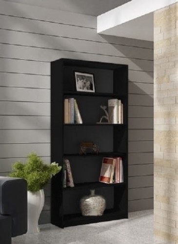 Regał-na-książki-czarny