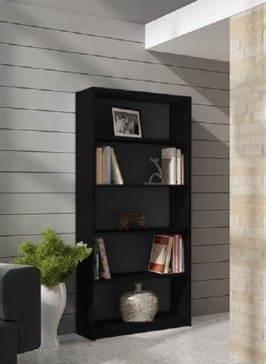 Regał-na-książki-czarny