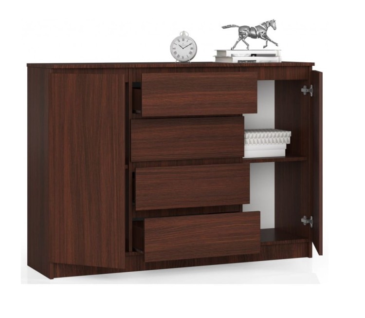 Szafka-z-szufladami-i-półkami-wenge